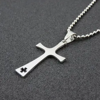 High Polished Fashion Stainless Steel Cross Necklace Pendant For Man and Women Gift Jewelry Findings UOKP95
High Polished Fashion Stainless Steel Cross Necklace Pendant For Man and Women Gift Jewelry Findings UOKP95