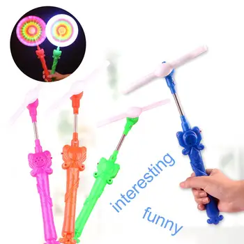 Portable LED Flashing Rainbow Spinning Windmill Glows Musical Toy Party Supplies gift for children
Portable LED Flashing Rainbow Spinning Windmill Glows Musical Toy Party Supplies gift for children