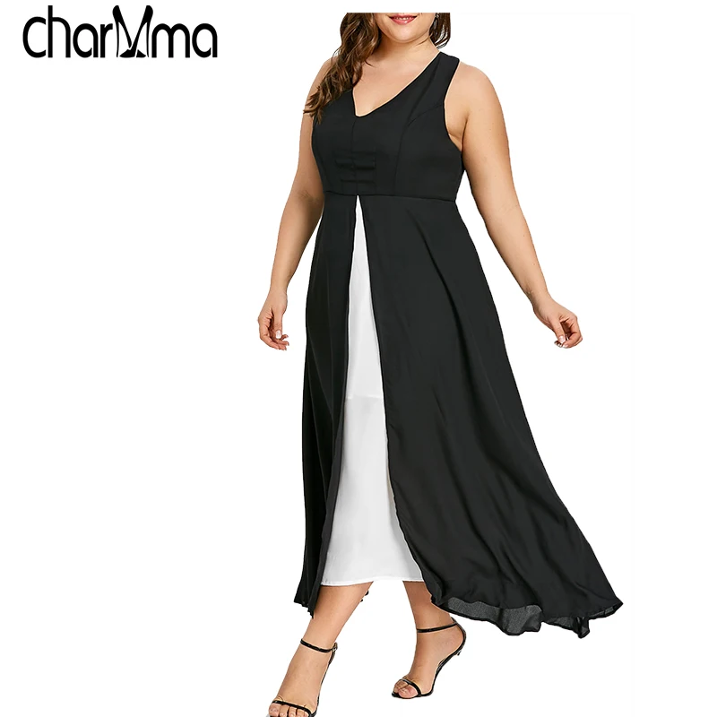 New Plus Size Sleeveless Slit Tank Dress Slit Tank Women Dress Sexy Party Dress Big Size Summer Dress 4xl 5xl Robe Femme
New Plus Size Sleeveless Slit Tank Dress Slit Tank Women Dress Sexy Party Dress Big Size Summer Dress 4xl 5xl Robe Femme