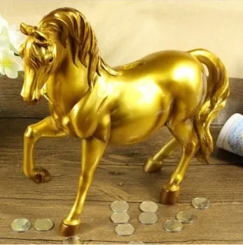 Cartoon Golden Horse Piggy Bank Coin Bank Money Box Saving Money saving tank Pen container Home Decor Favor Gift Learning Kids
Cartoon Golden Horse Piggy Bank Coin Bank Money Box Saving Money saving tank Pen container Home Decor Favor Gift Learning Kids