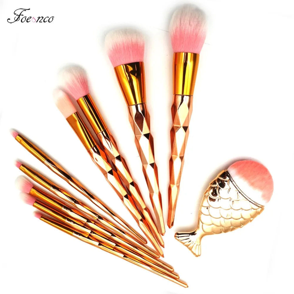 1pcs Diamond Fish Makeup Brushes Foundation Blending Power Eyeshadow Contour Concealer Blush Cosmetic Beauty Make Up bursh Set
1pcs Diamond Fish Makeup Brushes Foundation Blending Power Eyeshadow Contour Concealer Blush Cosmetic Beauty Make Up bursh Set