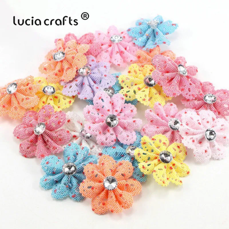 SALE Lucia crafts 12pcs/lot Diameter 3.5cm Handmade fabric Flower Heads With Rhinestone for Hair-bow Materials 012004031
SALE Lucia crafts 12pcs/lot Diameter 3.5cm Handmade fabric Flower Heads With Rhinestone for Hair-bow Materials 012004031
