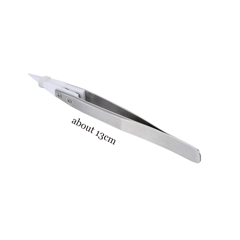 Ceramic Tips Tweezers Stainless Steel Handle Straight Aimed Tweezers for Coils High Temperature Resistant Precision
Ceramic Tips Tweezers Stainless Steel Handle Straight Aimed Tweezers for Coils High Temperature Resistant Precision