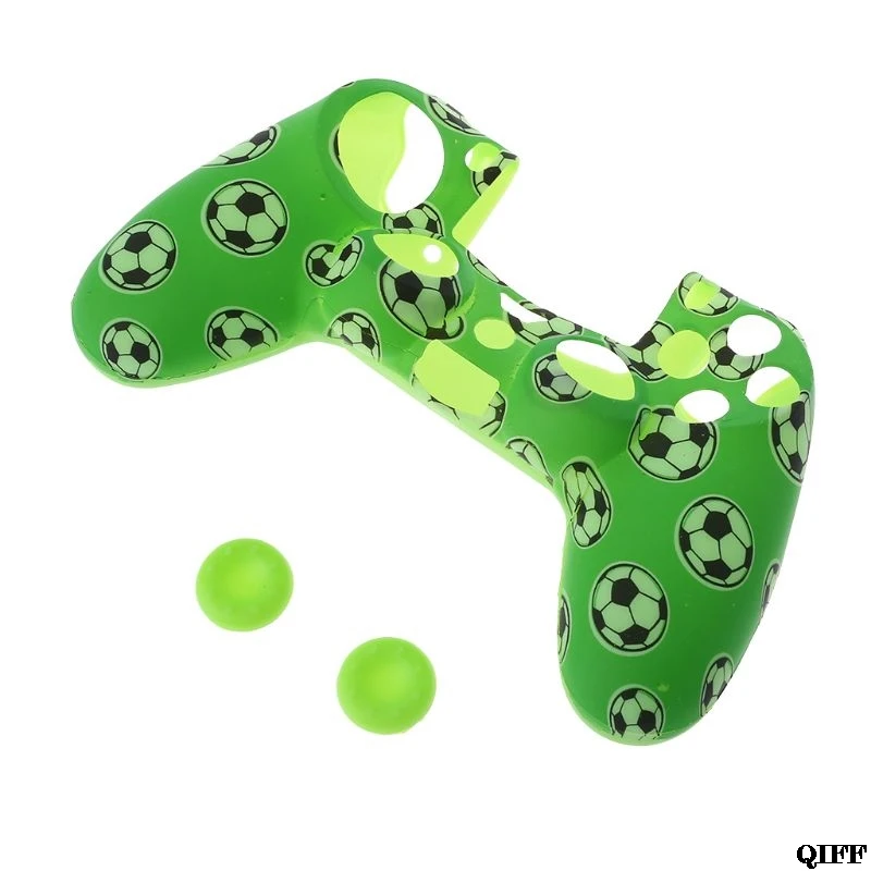 Drop Ship&Wholesale Football Pattern Silicone Gamepad Cover Case + 2 Joystick Cap For PS4 Controller APR28
Drop Ship&Wholesale Football Pattern Silicone Gamepad Cover Case + 2 Joystick Cap For PS4 Controller APR28