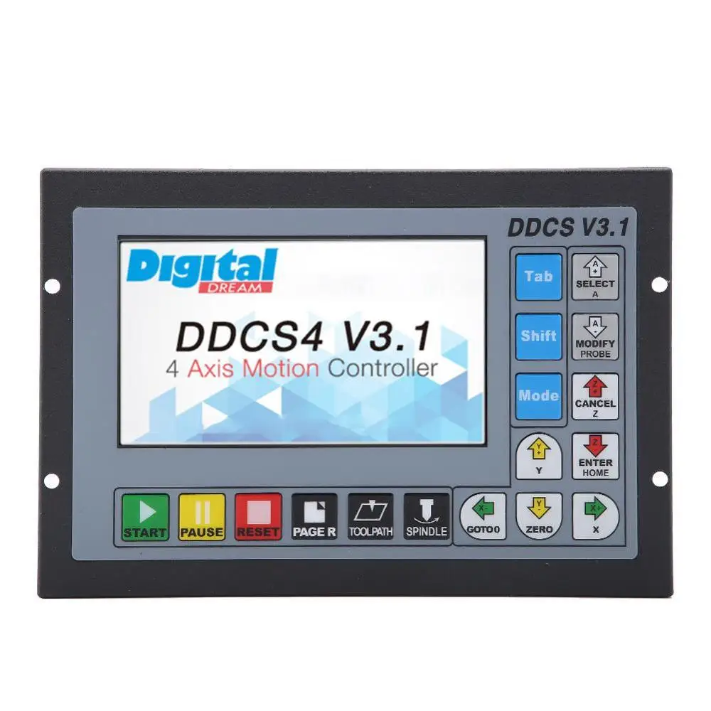 3/4 Axis 500Khz CNC Motion Controller DDCSV3.1 Offline Operate 1GB Internal G code Support USB Flash Disk
3/4 Axis 500Khz CNC Motion Controller DDCSV3.1 Offline Operate 1GB Internal G code Support USB Flash Disk