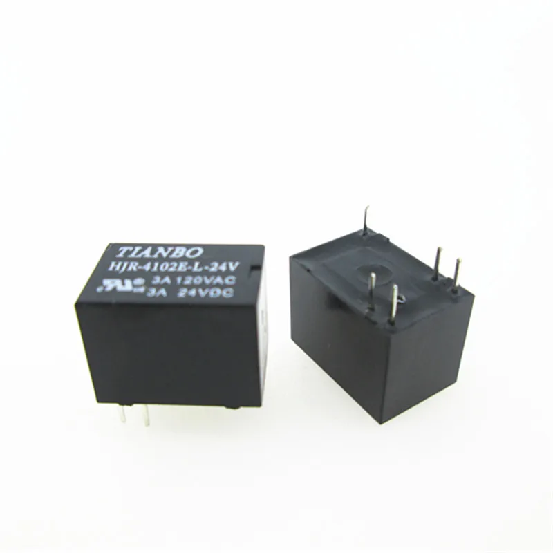 HOT NEW relay HJR-4102E-L-24V HJR-4102E-L-24VDC HJR-4102E 24V 24VDC DC24V 3A TIANBO DIP5 
HOT NEW relay HJR-4102E-L-24V HJR-4102E-L-24VDC HJR-4102E 24V 24VDC DC24V 3A TIANBO DIP5