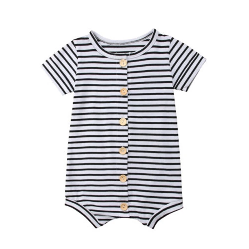Summer Newborn Baby Boys Girls Toddler Jumpsuit Bodysuit White&Black Outfits 0-2T Striped Single Botton Children Clothing
Summer Newborn Baby Boys Girls Toddler Jumpsuit Bodysuit White&Black Outfits 0-2T Striped Single Botton Children Clothing