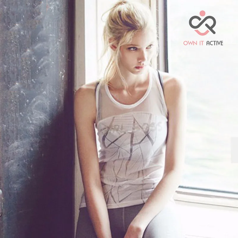 Sexy Dry Quick yoga Tanks Top Running Sports and fitness T-shirt blouse shirt printing perspective P024
Sexy Dry Quick yoga Tanks Top Running Sports and fitness T-shirt blouse shirt printing perspective P024