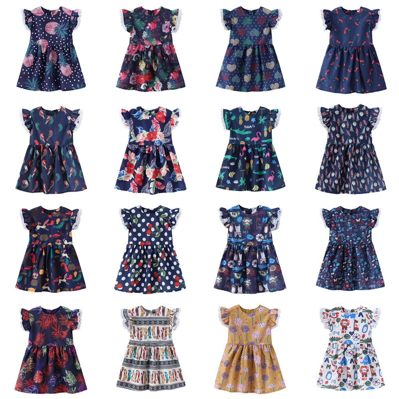New Fashion Infant Baby Girls Dress Floral Cartoon Printed Casual Dresses Princess Costume For Kids Fly Sleeve A-Line Dress Girl
New Fashion Infant Baby Girls Dress Floral Cartoon Printed Casual Dresses Princess Costume For Kids Fly Sleeve A-Line Dress Girl