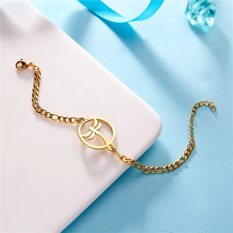 New Fashion Dragonfly Round Hollow Stainless Steel Bracelet Jewelry Gift For Women Man
New Fashion Dragonfly Round Hollow Stainless Steel Bracelet Jewelry Gift For Women Man