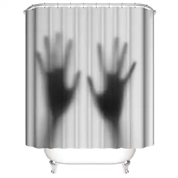 New shower curtain 180x180CM Sand painting horse Scary handprint forest waterproof bathroom shower curtain fabric polyester 
New shower curtain 180x180CM Sand painting horse Scary handprint forest waterproof bathroom shower curtain fabric polyester