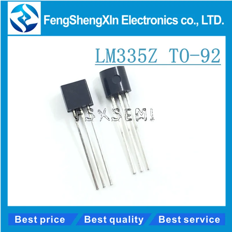 5pcs/lot LM335Z TO-92 LM335 Precision Temperature Sensors