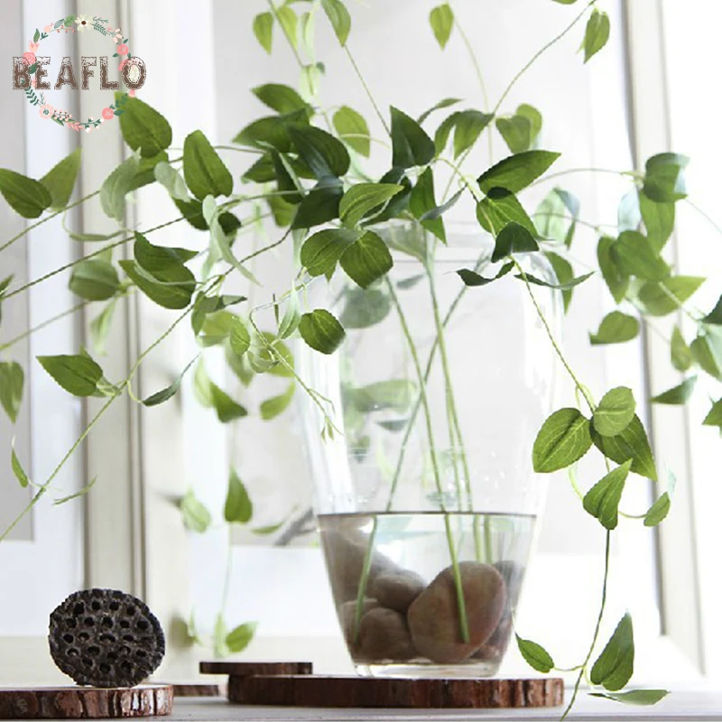 6PCs/lot Green Rural Rattan Leaves Artificial Plant Vine Lifelike Silk Flower Party Floristry Home Decorative Carft
6PCs/lot Green Rural Rattan Leaves Artificial Plant Vine Lifelike Silk Flower Party Floristry Home Decorative Carft