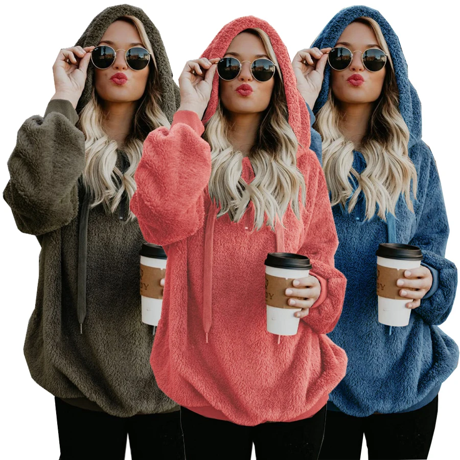 Women Oversized Fluffy Hoodies Pullover 2018 Plus Size Winter Warm Streetwear Fuzzy Fleece Hooded Sweatshirt Sudadera Mujer
Women Oversized Fluffy Hoodies Pullover 2018 Plus Size Winter Warm Streetwear Fuzzy Fleece Hooded Sweatshirt Sudadera Mujer