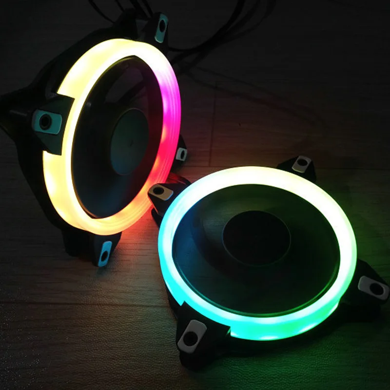 New 12cm LED CPU Fan Mute RGB Adjustable Quiet Cooler Computer Case PC Cooling Fans
New 12cm LED CPU Fan Mute RGB Adjustable Quiet Cooler Computer Case PC Cooling Fans