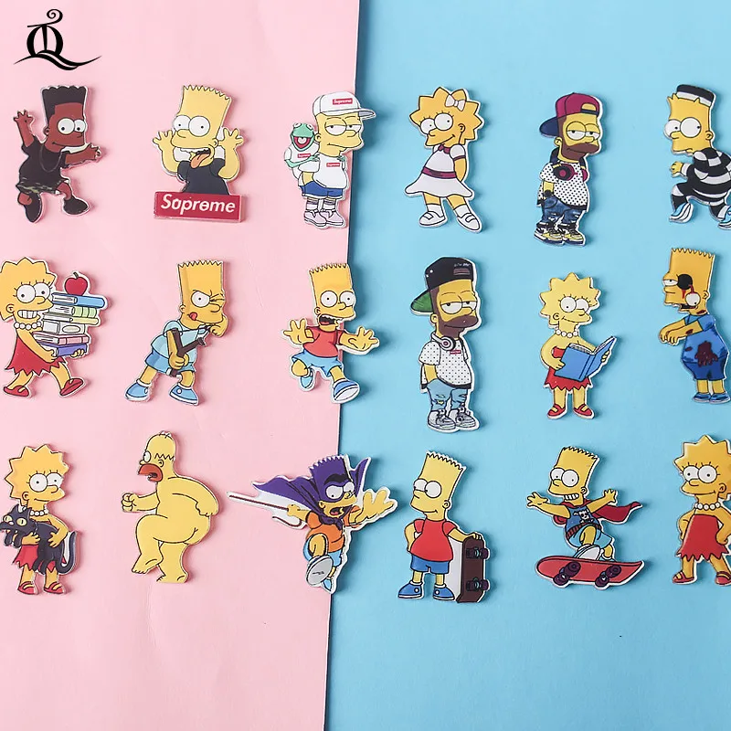 1PCS MIX the Simpsons Cartoon Icons on The Pin Kawaii Icon Badge Bacges on Backpack Badges for Clothing Acrylic Badges Z77
1PCS MIX the Simpsons Cartoon Icons on The Pin Kawaii Icon Badge Bacges on Backpack Badges for Clothing Acrylic Badges Z77