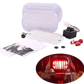 LED Integrated Turn Signal Tail Light Clear For Suzuki VOLUSIA 800 2001 2002 2003 2004 BOULEVARD C50/C90 INTRUDER LC1500