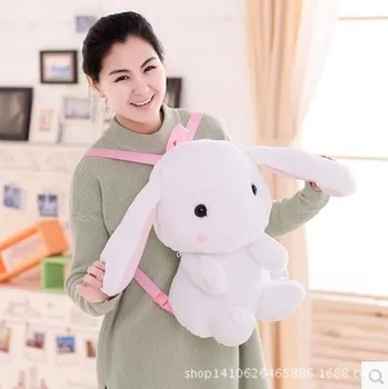 New Japanese super adorable Plush Bunny Hamsters Backpack toys cute plush doll children Bag
New Japanese super adorable Plush Bunny Hamsters Backpack toys cute plush doll children Bag