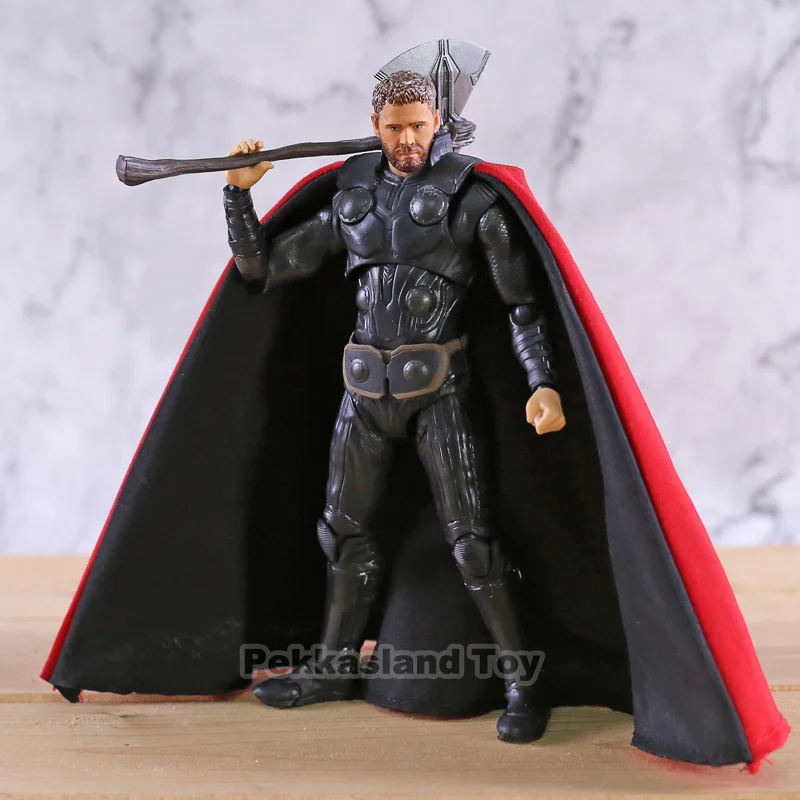 Фильм SHF Мстители Бесконечность война Тор одинсон 6 "ПВХ фигурку Дети игрушки