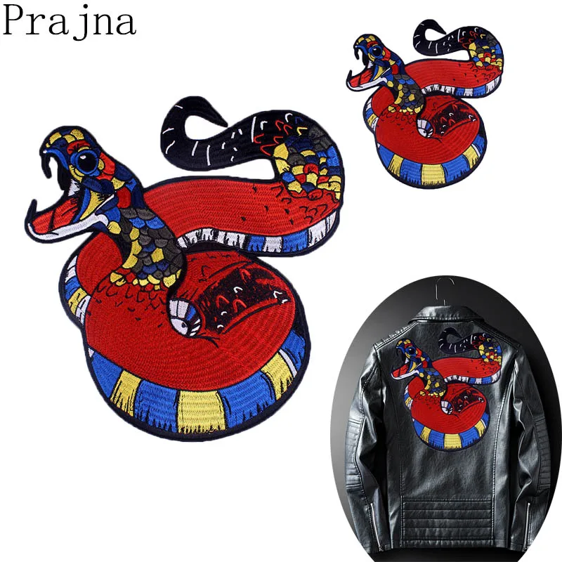 Prajna Red Snake Patch Large Motorcycle Jacket Iron On Patch Rock Biker Ironing Embroidered Patches For Clothes Stripe Applique
Prajna Red Snake Patch Large Motorcycle Jacket Iron On Patch Rock Biker Ironing Embroidered Patches For Clothes Stripe Applique