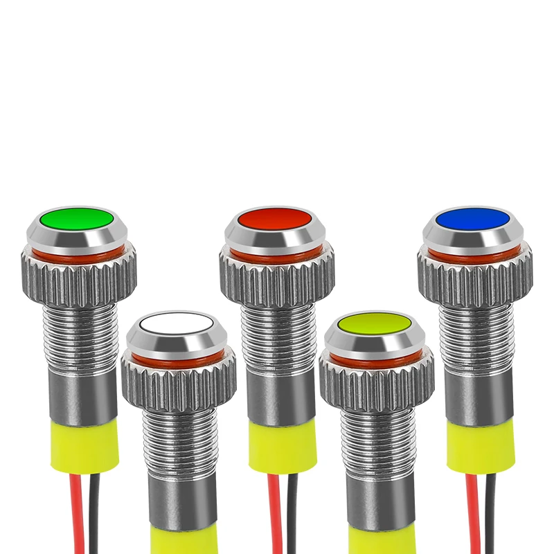 Metal Indicator Light Waterproof Signal Lamp LED Seal Bulb Light Alarm Pilot Car Boat LED Warning Dashboard PC Power Signal Lamp
Metal Indicator Light Waterproof Signal Lamp LED Seal Bulb Light Alarm Pilot Car Boat LED Warning Dashboard PC Power Signal Lamp