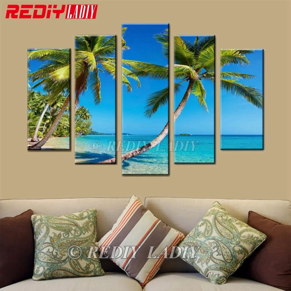 Full Diamond Painting Triptych Diamond Embroidery Summer Coast 5 Panels Modular Picture Wall Art Rhinestones Cross Stitch Crafts
Full Diamond Painting Triptych Diamond Embroidery Summer Coast 5 Panels Modular Picture Wall Art Rhinestones Cross Stitch Crafts