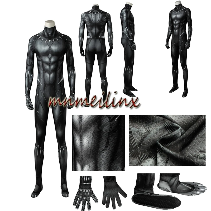 Hot Black Panther Cosplay Costume Bodysuit Jumpsuits 3D Printed Hallowmas Suit Customized
Hot Black Panther Cosplay Costume Bodysuit Jumpsuits 3D Printed Hallowmas Suit Customized