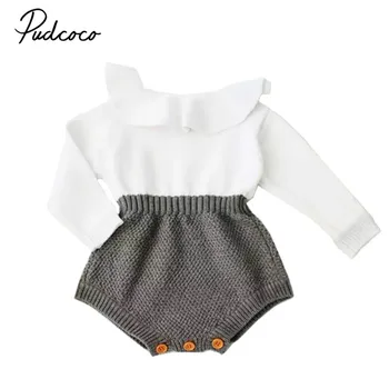 Newborn Baby Girls Kids Winter Warm Clothing Wool Knitting Ruffles Crochet Tops Romper Long Sleeve Sweater Outfit Jumper Clothes
Newborn Baby Girls Kids Winter Warm Clothing Wool Knitting Ruffles Crochet Tops Romper Long Sleeve Sweater Outfit Jumper Clothes