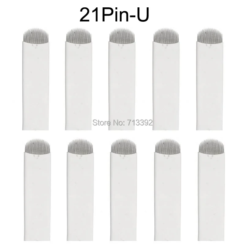 100pcs *21 pins U Shaped Needle Blade /Manual Permanent Makeup Pen Tattoo Eyebrow Embroidery Tool Circular Arc Needle
100pcs *21 pins U Shaped Needle Blade /Manual Permanent Makeup Pen Tattoo Eyebrow Embroidery Tool Circular Arc Needle