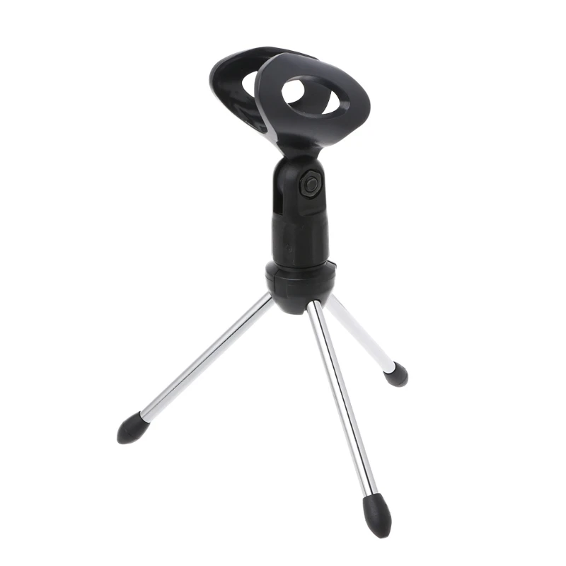 Folding Adjustable Black Mic Desktop Handheld Microphone Clip Holder Stand Tripod A-1
Folding Adjustable Black Mic Desktop Handheld Microphone Clip Holder Stand Tripod A-1