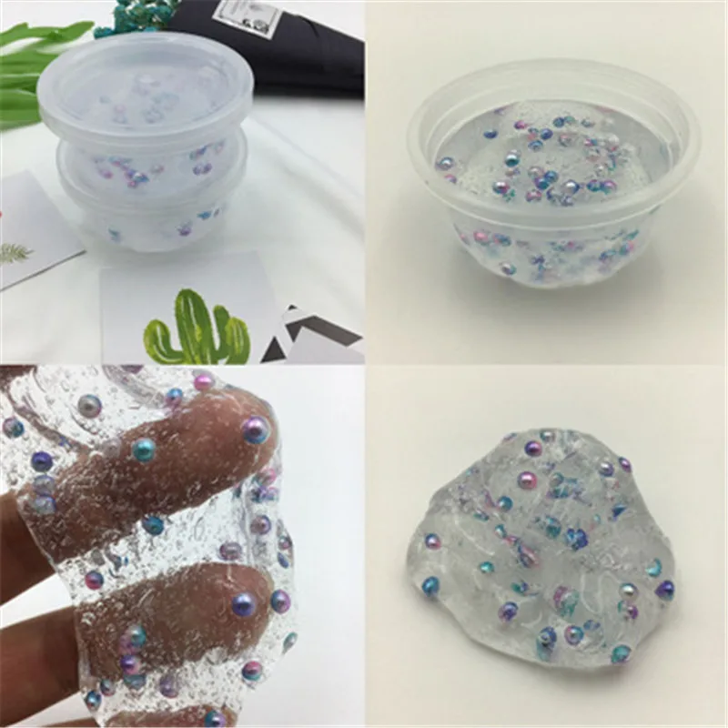 DIY Clear Slime Box Crystal Glitter Cloud Mud Glue for Fluffy Slime for pearl Plasticine Clay Kit Sand Antistress Playdough toys
DIY Clear Slime Box Crystal Glitter Cloud Mud Glue for Fluffy Slime for pearl Plasticine Clay Kit Sand Antistress Playdough toys