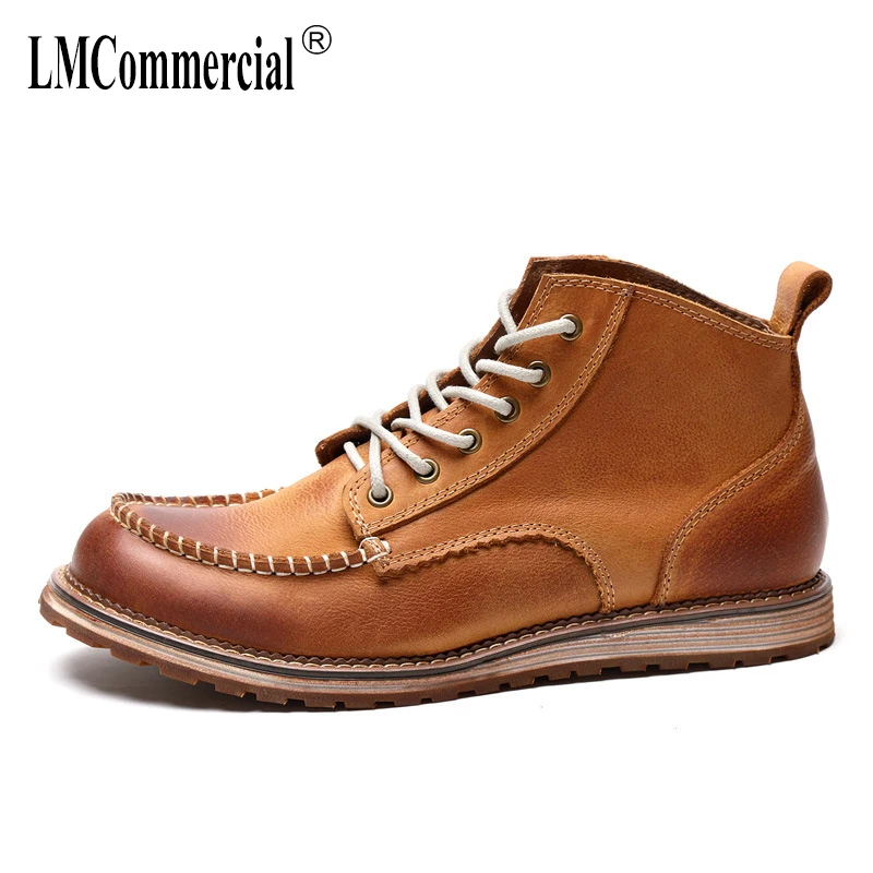 Autumn Winter British Genuine Leather Martin Boots men all-match cowhide military boots cowboy boots mens snow boots men Martin
Autumn Winter British Genuine Leather Martin Boots men all-match cowhide military boots cowboy boots mens snow boots men Martin