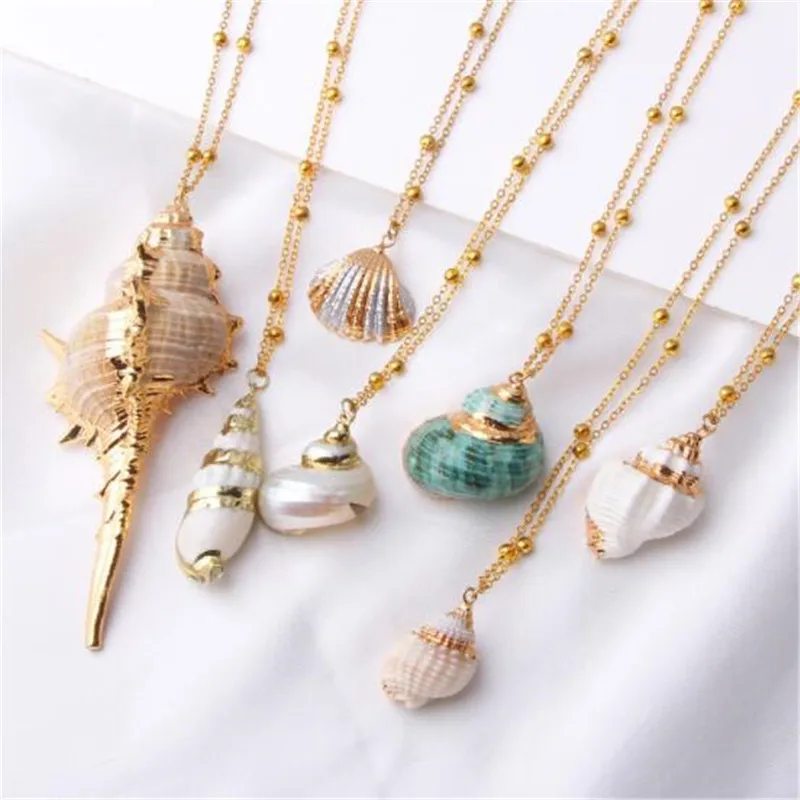 WKOUD Boho Conch Shells Necklace Sea Beach Shell Pendant Necklace For Women Collier Femme Shell Cowrie Summer Jewelry Bohemian
WKOUD Boho Conch Shells Necklace Sea Beach Shell Pendant Necklace For Women Collier Femme Shell Cowrie Summer Jewelry Bohemian