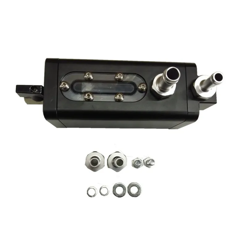SPSLD Fabrication Baffled Oil Catch Aluminum Can Oil Tank 2-Port Black Universal
SPSLD Fabrication Baffled Oil Catch Aluminum Can Oil Tank 2-Port Black Universal