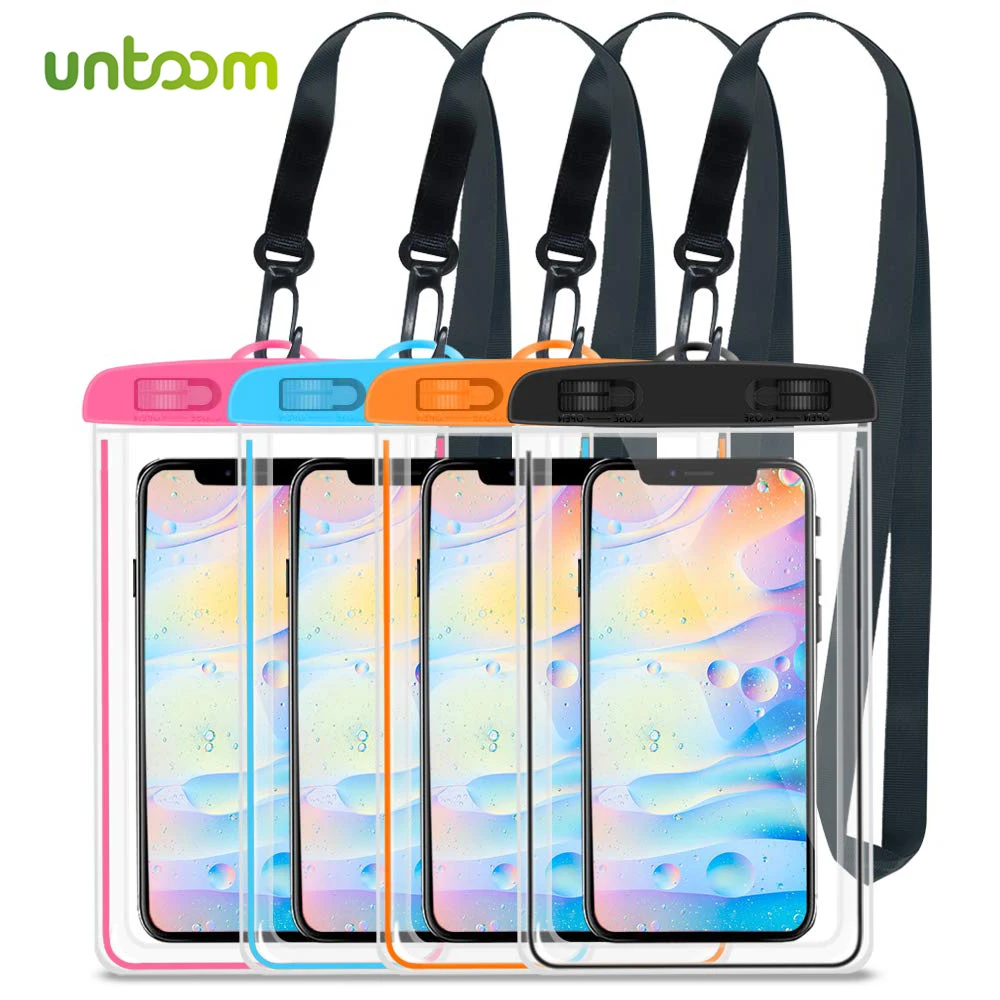 Untoom Waterproof Phone Case for iPhone X Xs Max Xr 8 7Plus IPX8 Waterproof Swimming Bag Underwater Phone Case Cover for Samsung
Untoom Waterproof Phone Case for iPhone X Xs Max Xr 8 7Plus IPX8 Waterproof Swimming Bag Underwater Phone Case Cover for Samsung