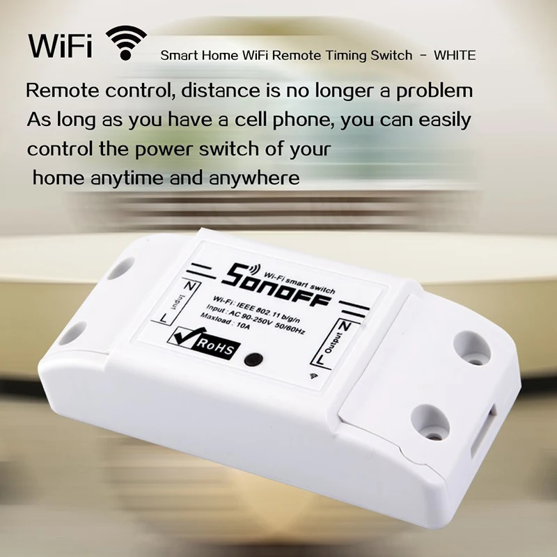 Sonoff Smart Home Remote Control Wireless Wifi Switch Wall Timer Switch Smartphone Remote Controller CM116 (10)