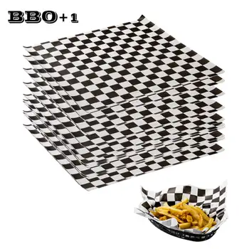 500pcs Printed Food Grade Wax Paper Black checkered Baking Oil Grease Paper For Bread Burger Fries Wrapping Baking Tool
500pcs Printed Food Grade Wax Paper Black checkered Baking Oil Grease Paper For Bread Burger Fries Wrapping Baking Tool