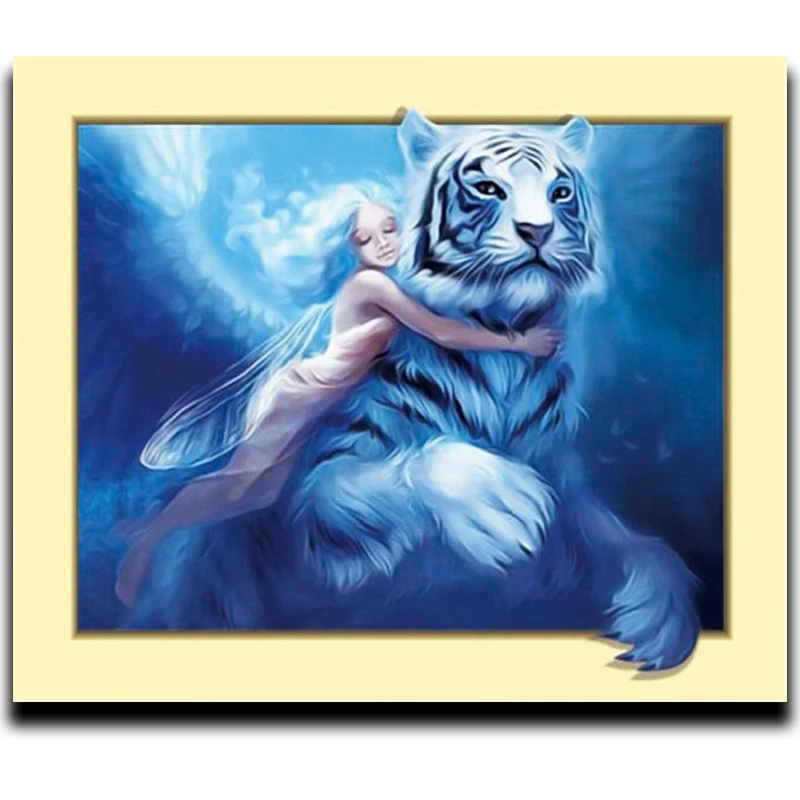 Diy Diamond Paint Diamond Cross stitch Embroidery Mosaic Resin square drill rhinestone Full embroidery Girl and tiger
Diy Diamond Paint Diamond Cross stitch Embroidery Mosaic Resin square drill rhinestone Full embroidery Girl and tiger