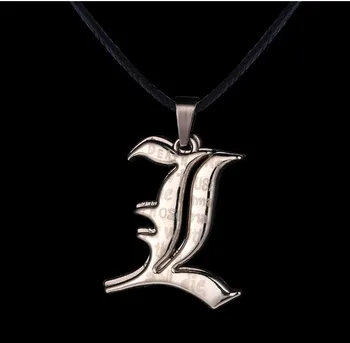 HSIC Dropshipping 10pcs/lot Japan Anime Death Note Necklace&Pendant Letter L 2 Rows Personality Vintage New Accessories Gift
HSIC Dropshipping 10pcs/lot Japan Anime Death Note Necklace&Pendant Letter L 2 Rows Personality Vintage New Accessories Gift