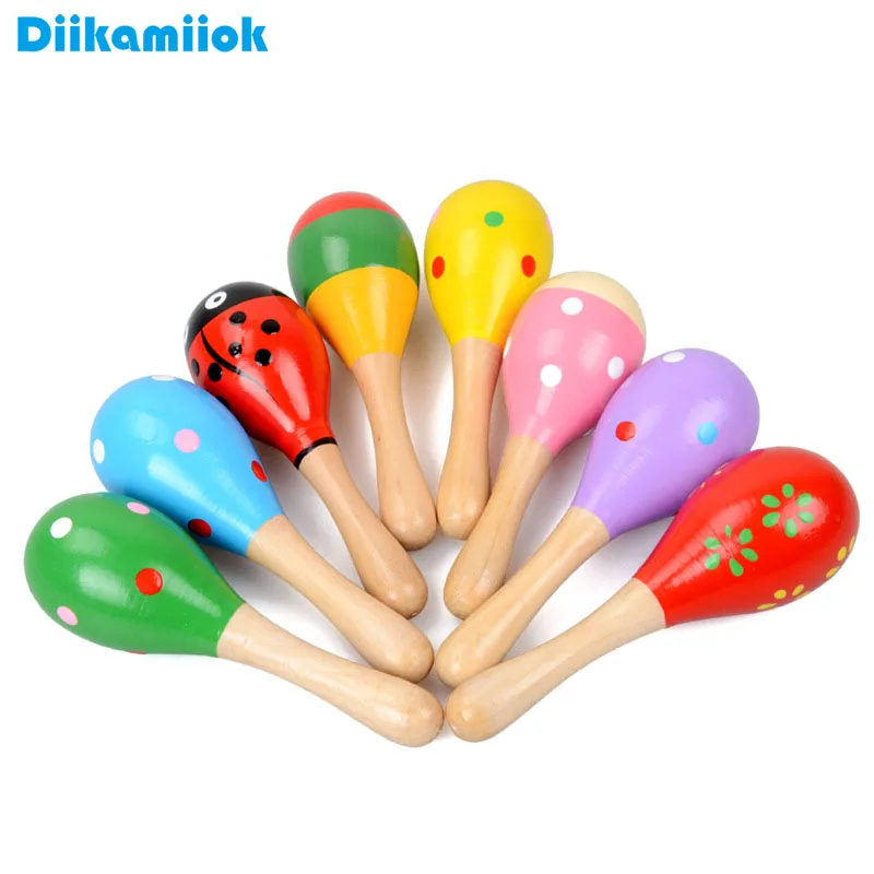 11.5cm Wooden Sand Hammer Rattle Cartoon Sand Ball Infant Baby Exercise Listening Toy Vocal Musical Educational Toys For Toddler
11.5cm Wooden Sand Hammer Rattle Cartoon Sand Ball Infant Baby Exercise Listening Toy Vocal Musical Educational Toys For Toddler