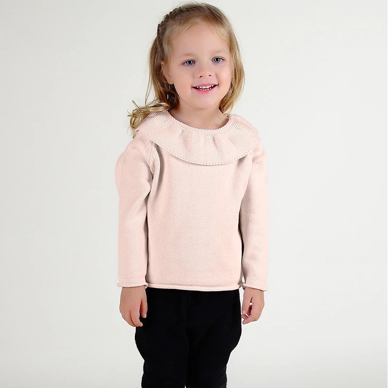 2019 Toddlers Baby Girls Lotus Leaf Collar Sweater Brand Cotton Cute Child Baby Primer Shirt Knitted Sweater Baby Girl Clothing
2019 Toddlers Baby Girls Lotus Leaf Collar Sweater Brand Cotton Cute Child Baby Primer Shirt Knitted Sweater Baby Girl Clothing