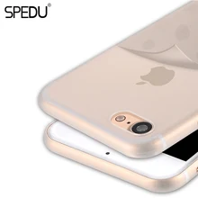 SPEDU NEW Arrivals 12 color NO Fingerprint Frosted phone bags cases For iphone 6 6s 7 plus back cover For iphone 5 5S SE