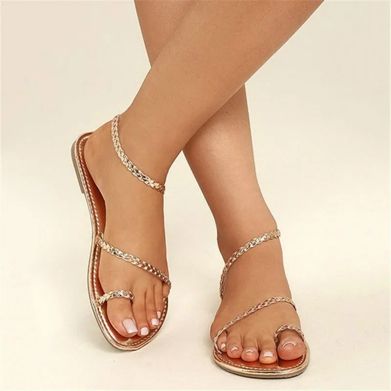 LZJ Plus Size Thong Sandals Summer Women Flip Flops Weaving Casual Beach Flat With Shoes Rome Style Female Sandal Low Heels
LZJ Plus Size Thong Sandals Summer Women Flip Flops Weaving Casual Beach Flat With Shoes Rome Style Female Sandal Low Heels