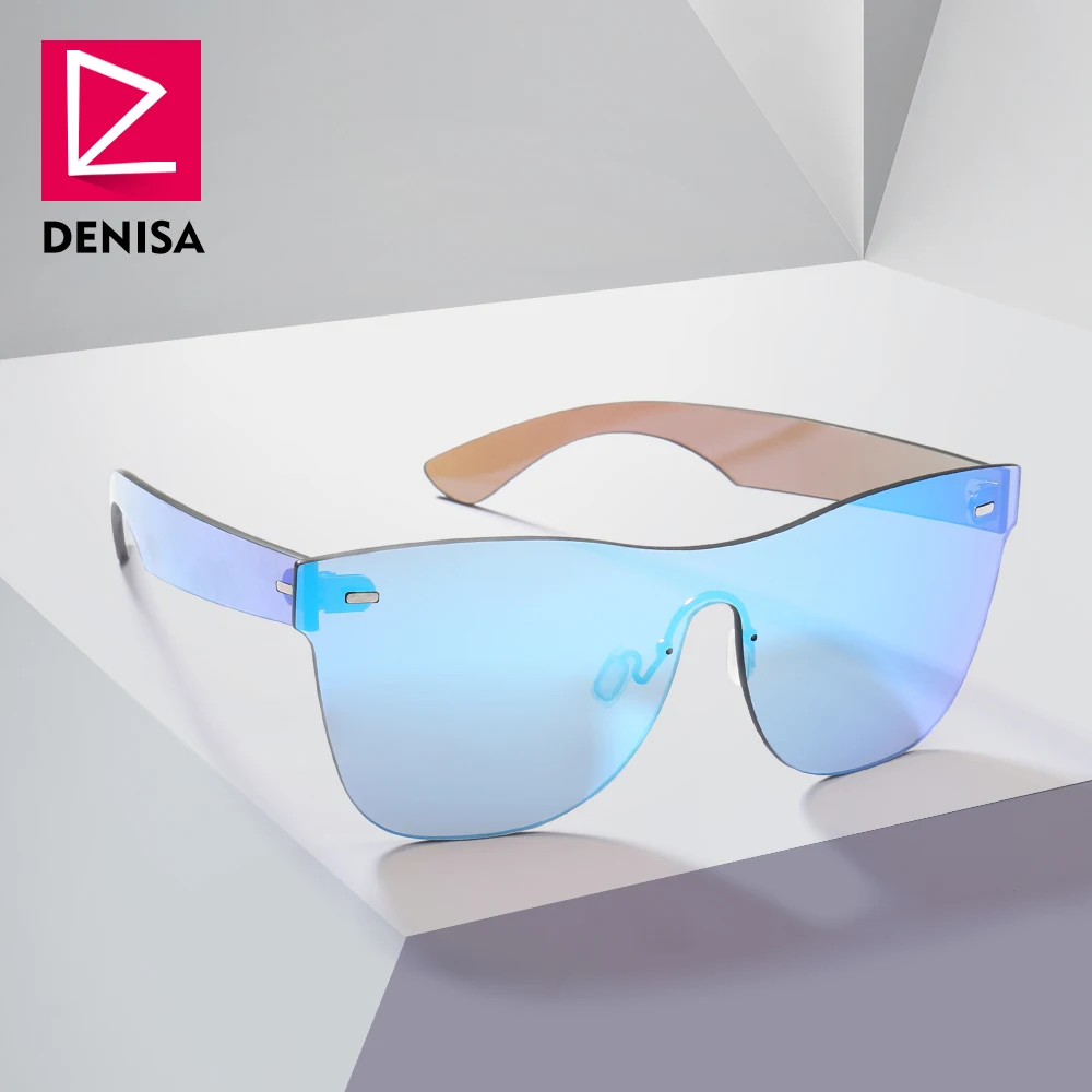 DENISA Vintage Style Rimless Blue Sunglasses Men Brand Design One Piece Lens Square Sun Glasses Ladies UV400 Oculos Gafas G8002
DENISA Vintage Style Rimless Blue Sunglasses Men Brand Design One Piece Lens Square Sun Glasses Ladies UV400 Oculos Gafas G8002