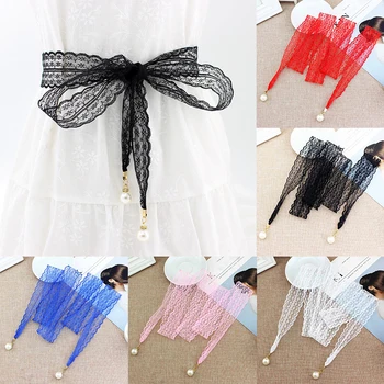 2018 New Arrival Fashion 1PC Pearl Knot Korean Lace Long White Red Pink Elasticity Girls Adjustable Blue Skirt Black Women Belts
2018 New Arrival Fashion 1PC Pearl Knot Korean Lace Long White Red Pink Elasticity Girls Adjustable Blue Skirt Black Women Belts