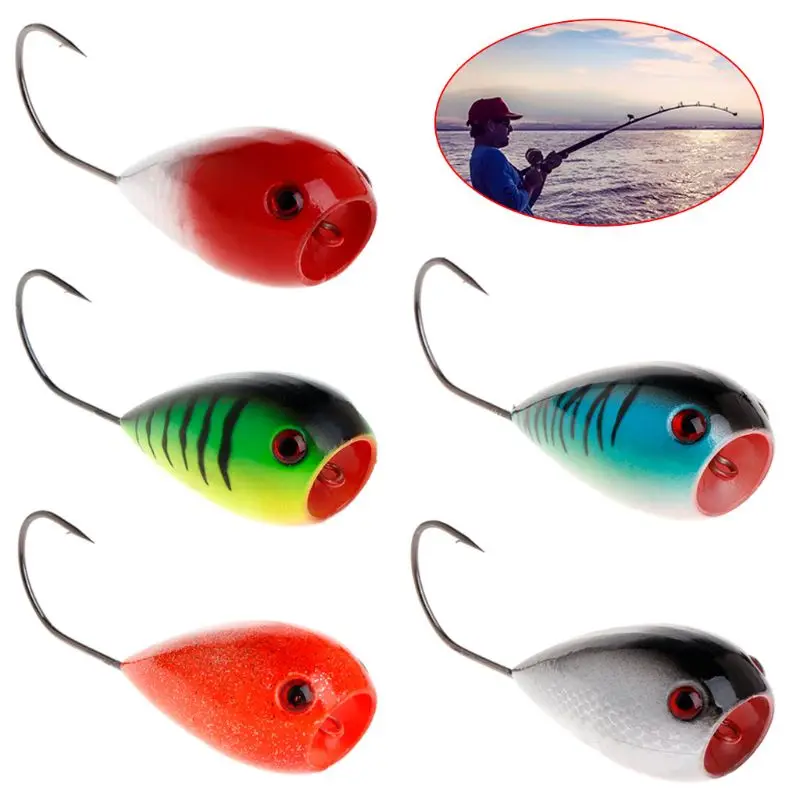 Fishing Bait Popper Hard Lure Artificial Attractive Sea Fishing Tackle Wobblers Crankbait Swinbait 5cm Accessories Barbed Hook
Fishing Bait Popper Hard Lure Artificial Attractive Sea Fishing Tackle Wobblers Crankbait Swinbait 5cm Accessories Barbed Hook