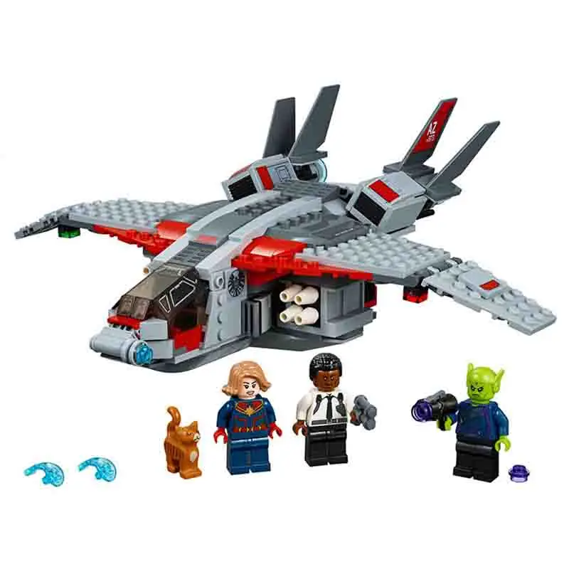 344pcs legoed Super Heroes Captain Marvel The Skrull Attack Model Set Compatible Legoing Toys Legoinglys Movie Kids Gift
344pcs legoed Super Heroes Captain Marvel The Skrull Attack Model Set Compatible Legoing Toys Legoinglys Movie Kids Gift