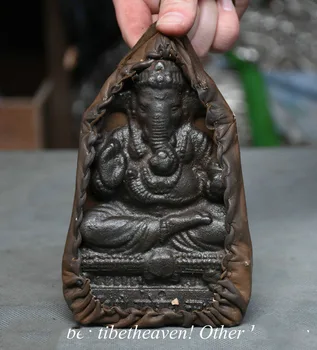 christmas 6.2" Old India Meteorite Leather Buddhism Ganesha Elephant Buddha Pendant Amulet halloween
christmas 6.2" Old India Meteorite Leather Buddhism Ganesha Elephant Buddha Pendant Amulet halloween