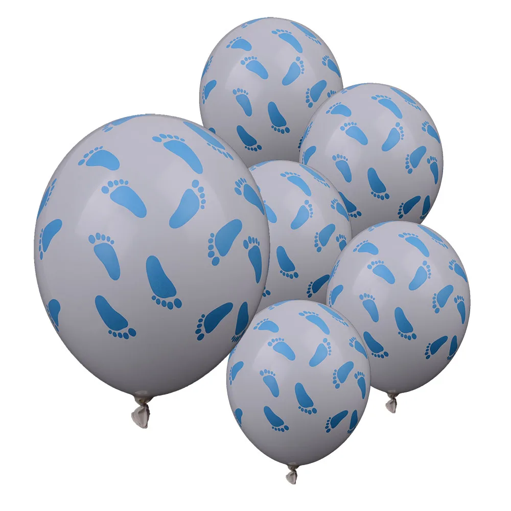 100pcs 12inch Blue Footprint Baby Shower Feet Latex Balloons Decors He OR She Born Happy Birthday Party Balloons Supplies
100pcs 12inch Blue Footprint Baby Shower Feet Latex Balloons Decors He OR She Born Happy Birthday Party Balloons Supplies
