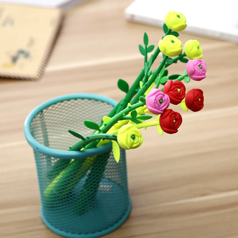 24 pcs South Korean New Creative Students Gift Stationery Office Rose Flower Black Neutral Pen Gel Pen Cute Stationary Wholesale
24 pcs South Korean New Creative Students Gift Stationery Office Rose Flower Black Neutral Pen Gel Pen Cute Stationary Wholesale